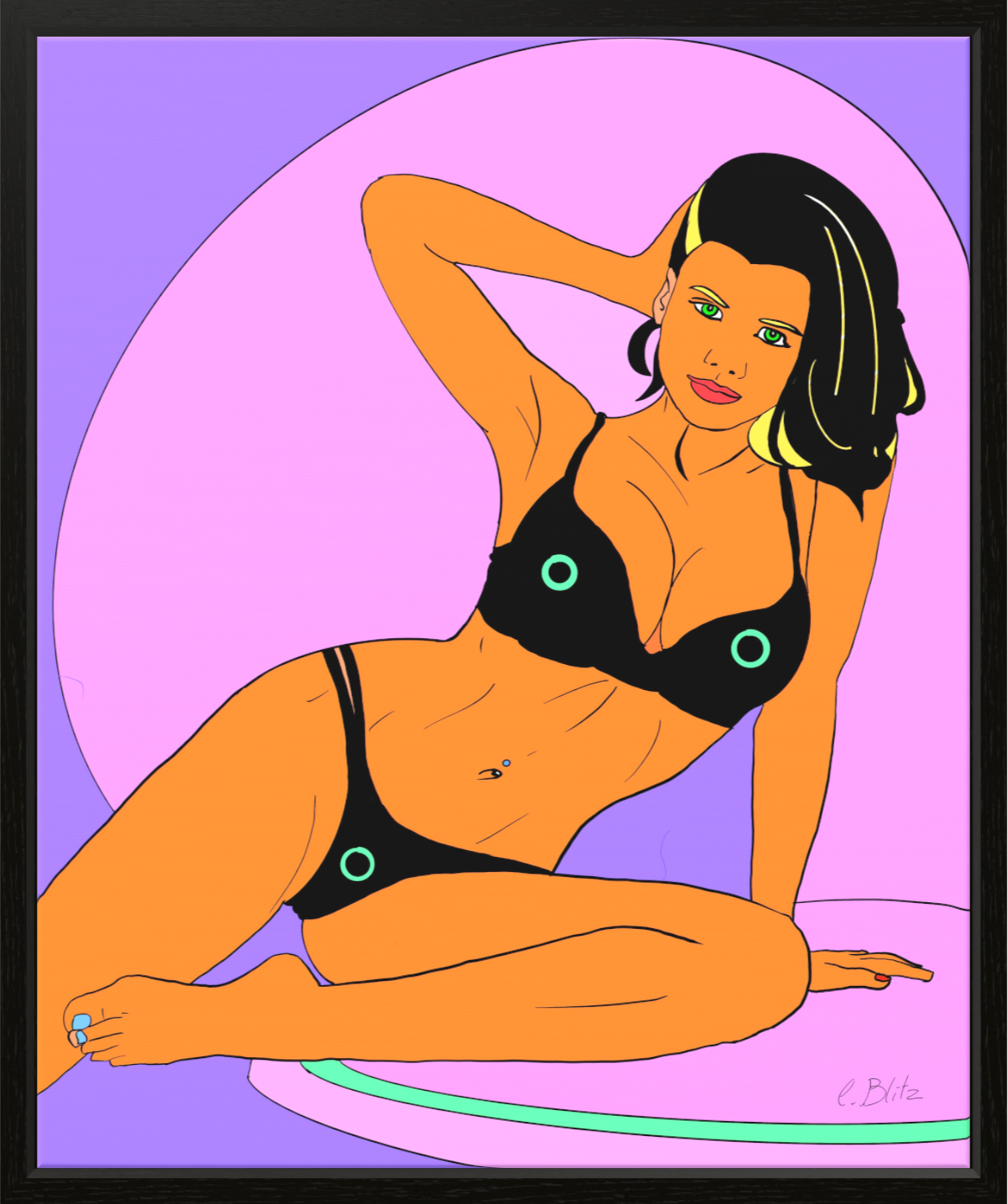 Get ready for the sunshine signee Bale 15 mm Chene noir